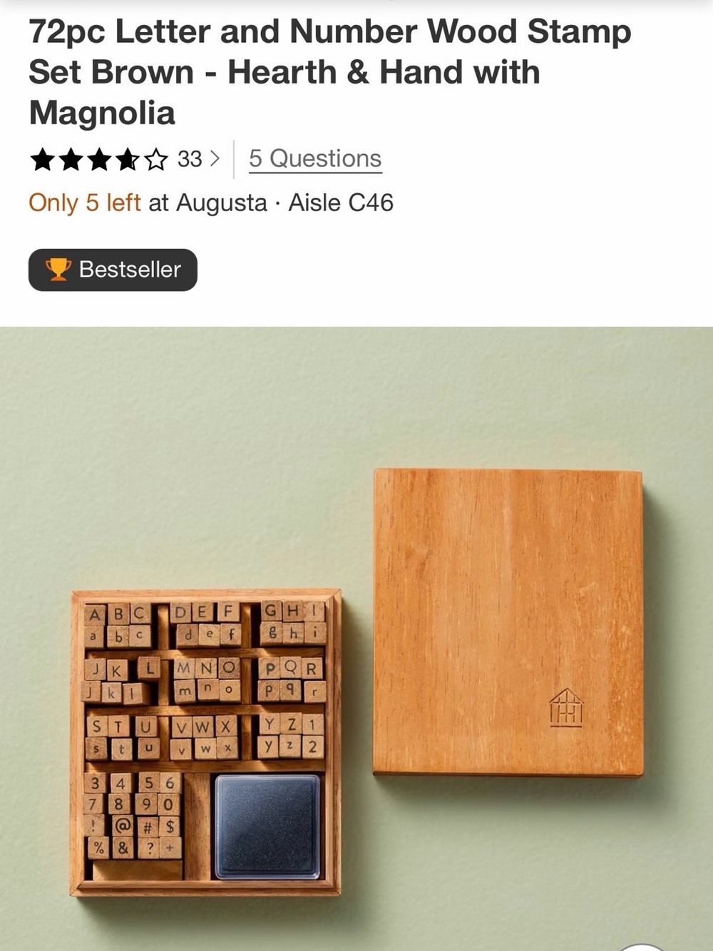 Hearth & Hand with Magnolia Stamp Set